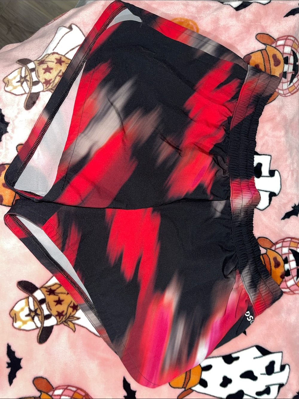 Red and Black DSG Athletic Running Shorts